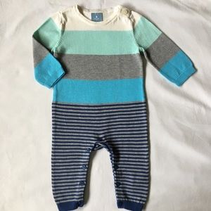 Gap outfit size 6 9 months knit baby boys EUC blue